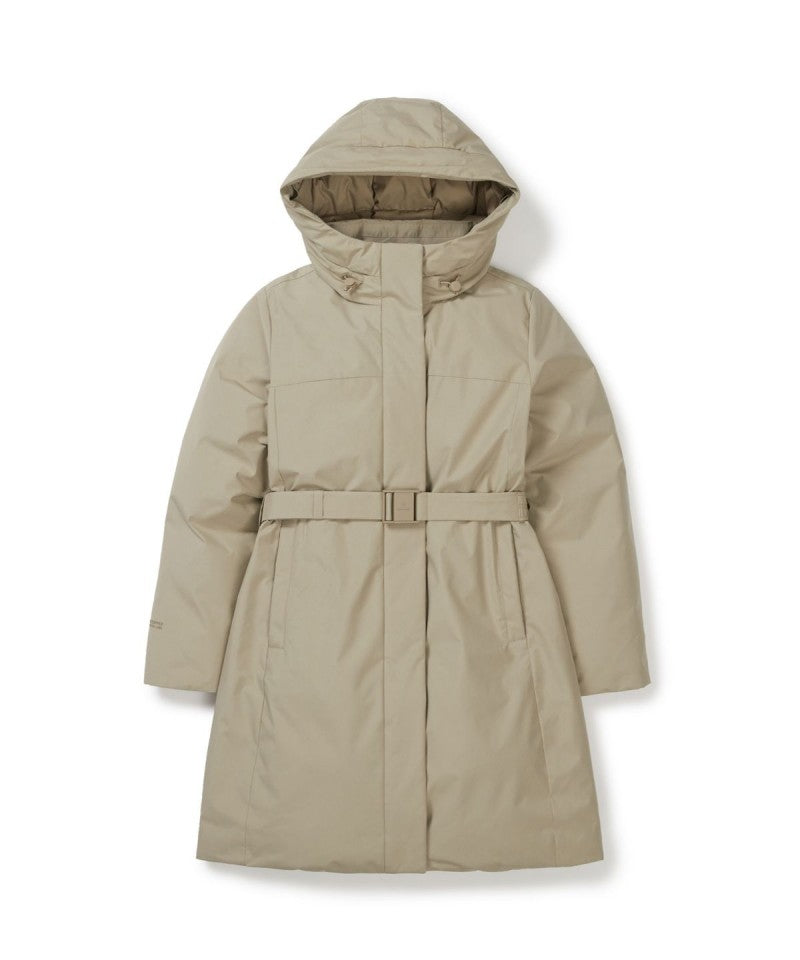 女款【WE ARE】韓國snow peak雪峰長款連帽鵝絨羽絨服外套S25WWPDJ05