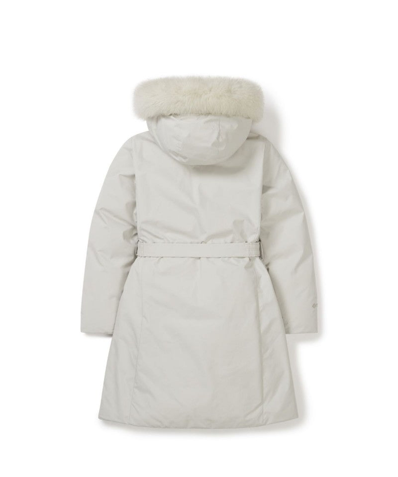 女款【WE ARE】韓國snow peak雪峰長款連帽鵝絨羽絨服外套S25WWPDJ05