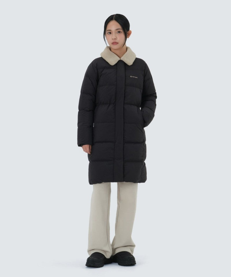 女款【WE ARE】韓國snow peak雪峰長款鴨絨羽絨服外套S25WWGDJ63