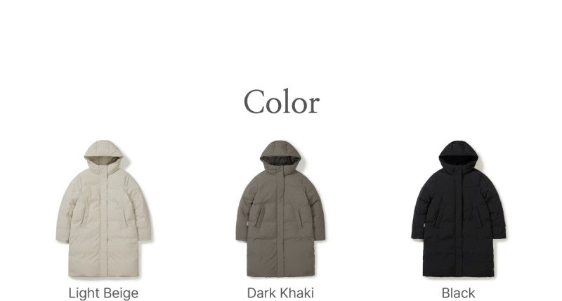 女款【WE ARE】韓國snow peak雪峰長款鴨絨連帽羽絨服外套S25WWGDJ67