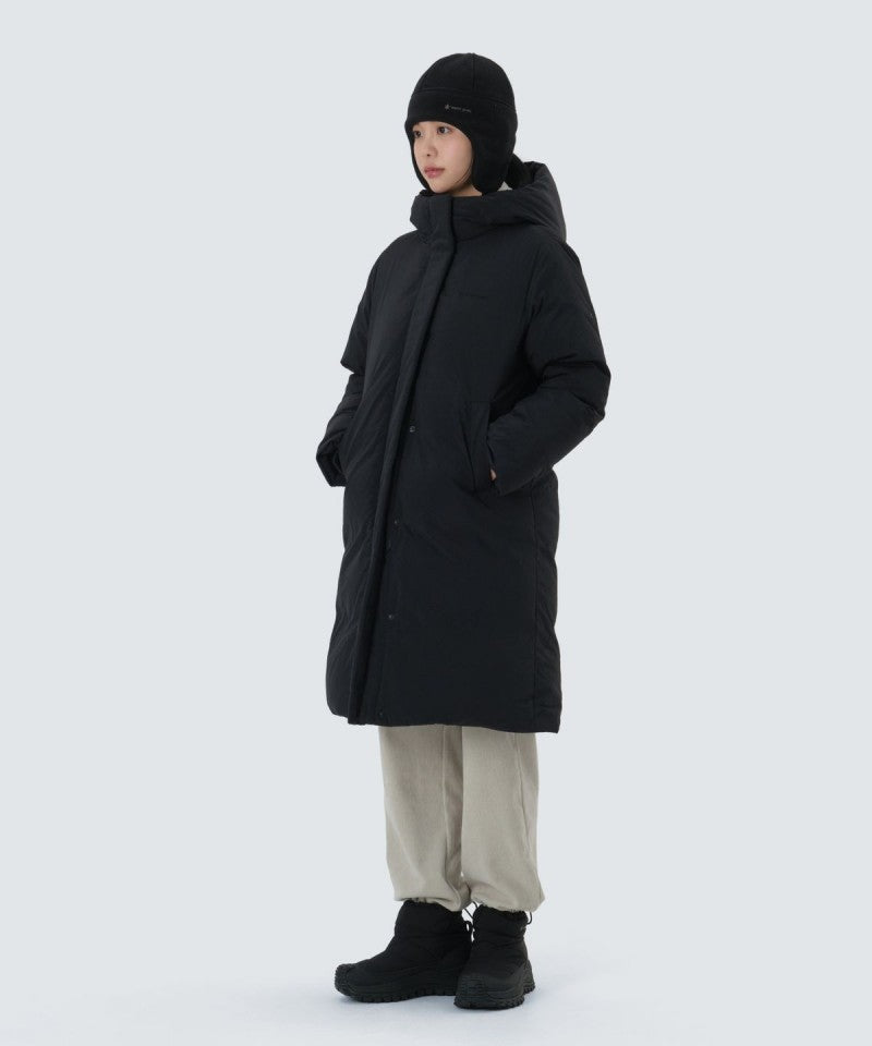 女款【WE ARE】韓國snow peak雪峰長款鴨絨連帽羽絨服外套S25WWGDJ67