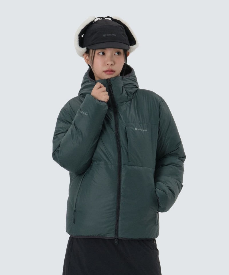 男女同款【WE ARE】韓國snow peak雪峰鴨絨連帽羽絨服雙面穿外套S25WUPDJ14