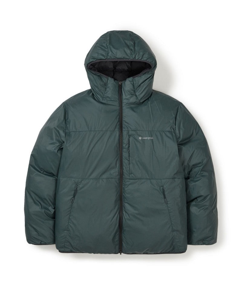 男女同款【WE ARE】韓國snow peak雪峰鴨絨連帽羽絨服雙面穿外套S25WUPDJ14
