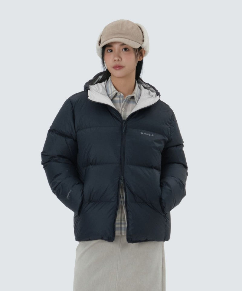 男女同款【WE ARE】韓國snow peak雪峰鴨絨連帽羽絨服雙面穿外套S25WUPDJ14