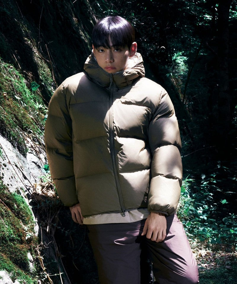 男女同款【WE ARE】韓國snow peak雪峰鴨絨連帽羽絨服雙面穿外套S25WUPDJ14