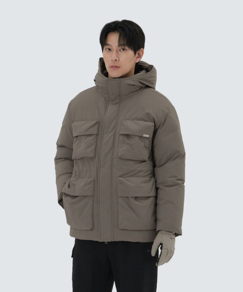 男款【WE ARE】韓國snow peak雪峰鴨絨連帽羽絨服外套S25WMGDJ64