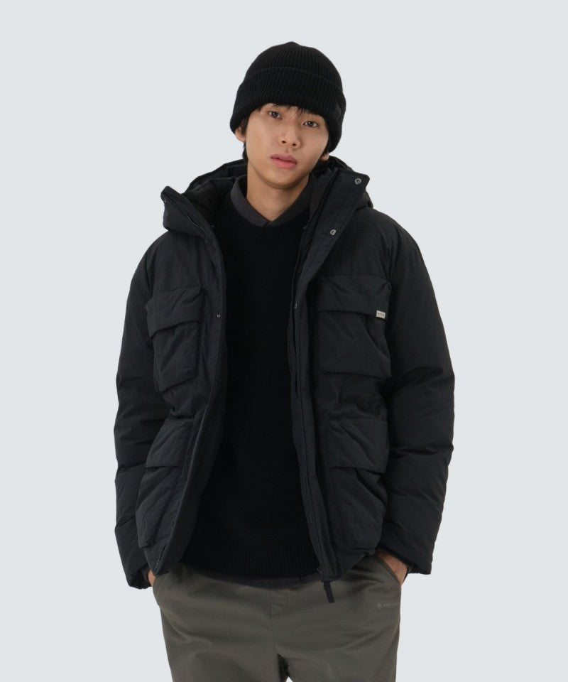 男款【WE ARE】韓國snow peak雪峰鴨絨連帽羽絨服外套S25WMGDJ64