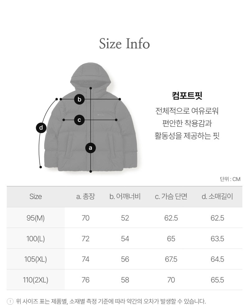 男款【WE ARE】韓國snow peak雪峰鴨絨連帽羽絨服外套S25WMTDJ08