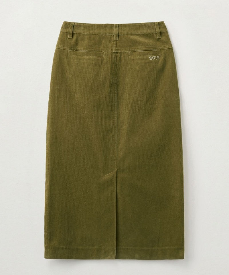 【WE ARE】韓國Satur燈芯絨半身裙SA253WSK02