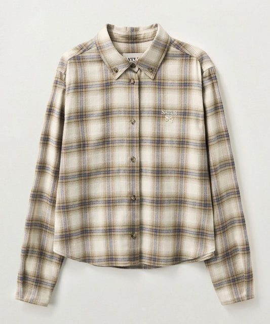 【WE ARE】韓國Satur格紋襯衫SA253WSH06