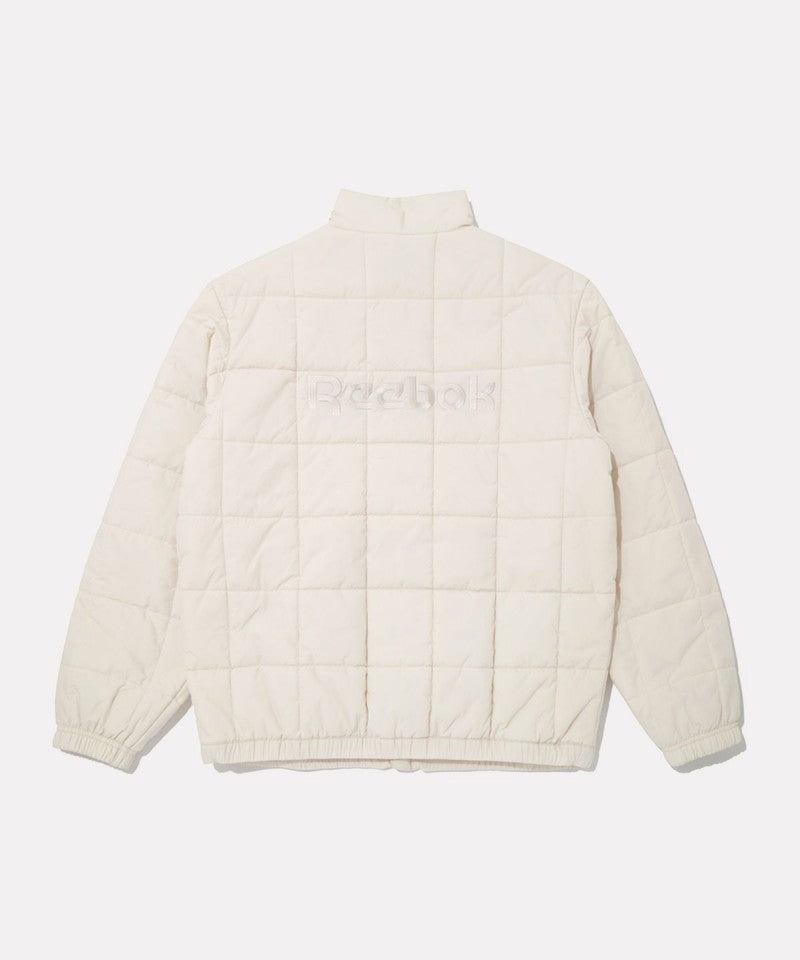 男款【WE ARE】韓國Reebok 背面反光方格科技棉保暖外套 REJU5FP35