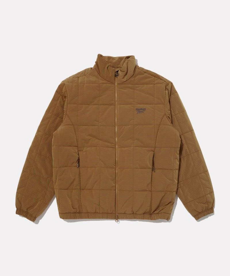 男款【WE ARE】韓國Reebok 背面反光方格科技棉保暖外套 REJU5FP35