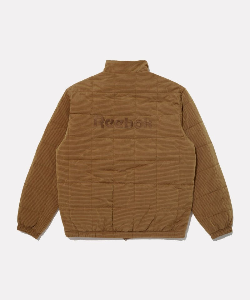 男款【WE ARE】韓國Reebok 背面反光方格科技棉保暖外套 REJU5FP35