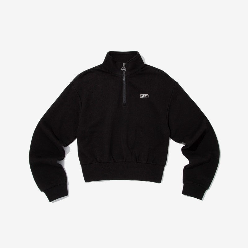 女款【WE ARE】韓國Reebok 短版半拉鏈大學TRETS5EM46