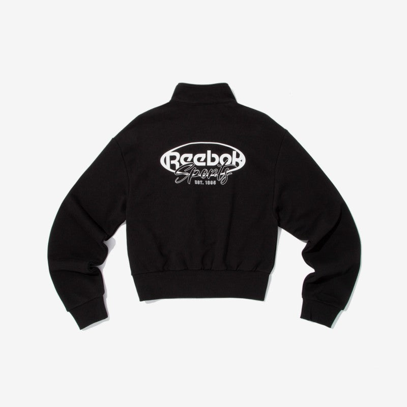 女款【WE ARE】韓國Reebok 短版半拉鏈大學TRETS5EM46