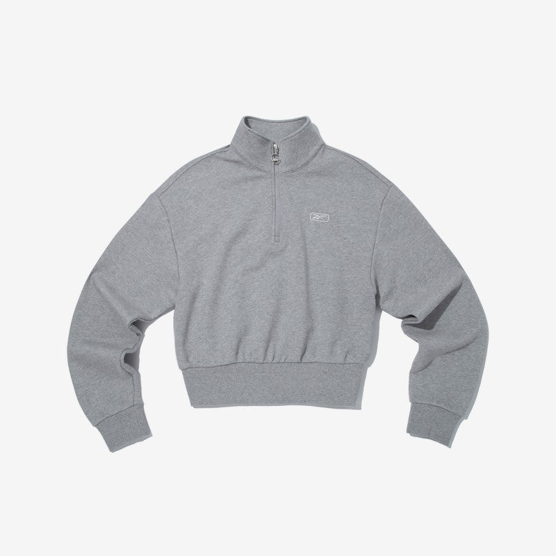 女款【WE ARE】韓國Reebok 短版半拉鏈大學TRETS5EM46