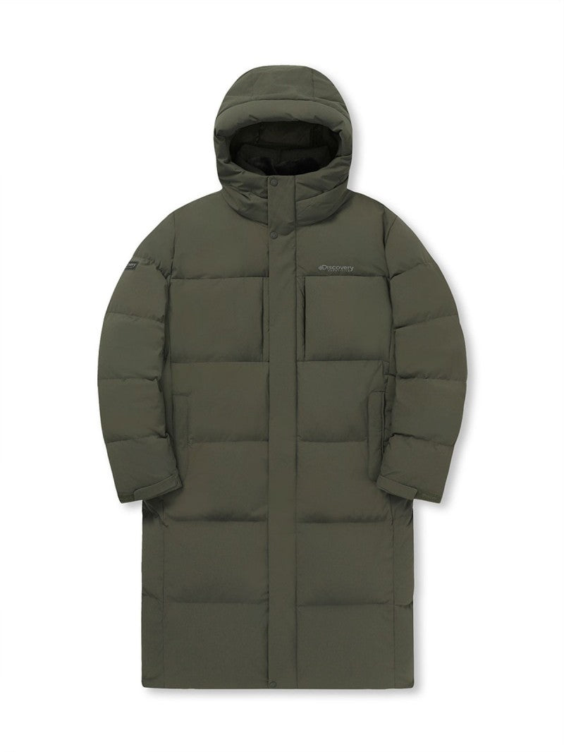男款【WE ARE】韓國Discovery羽絨服長款連帽外套DMDJ67056