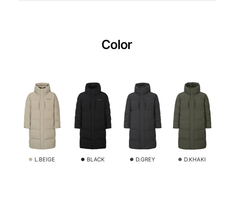 男款【WE ARE】韓國Discovery羽絨服長款連帽外套DMDJ67056