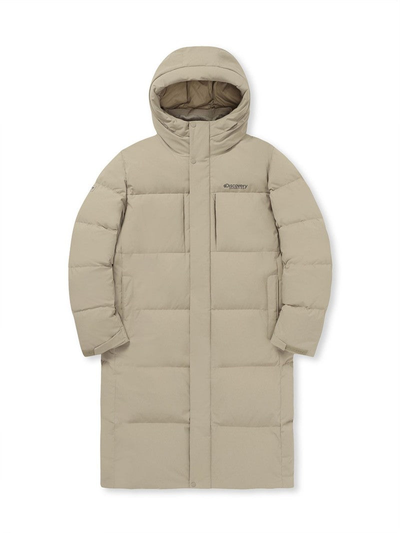 男款【WE ARE】韓國Discovery羽絨服長款連帽外套DMDJ67056
