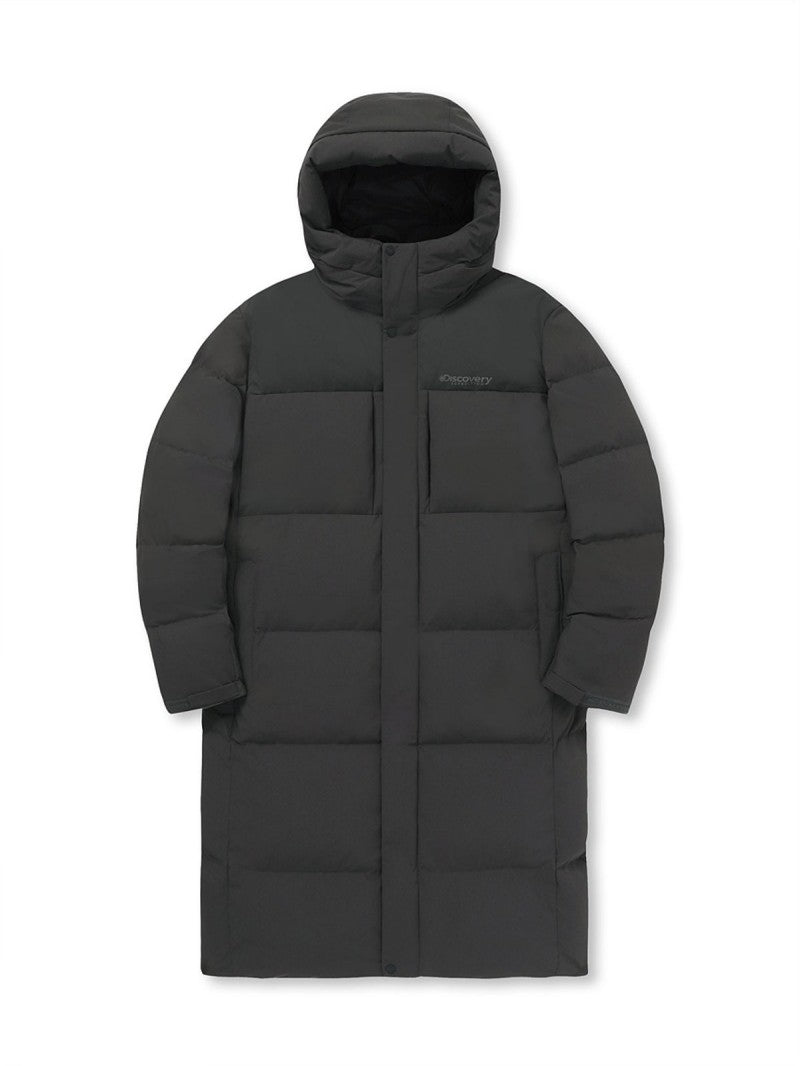 男款【WE ARE】韓國Discovery羽絨服長款連帽外套DMDJ67056