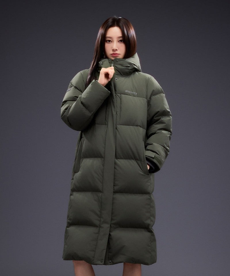 女款【WE ARE】韓國Discovery羽絨服長款連帽外套DWDJ68056