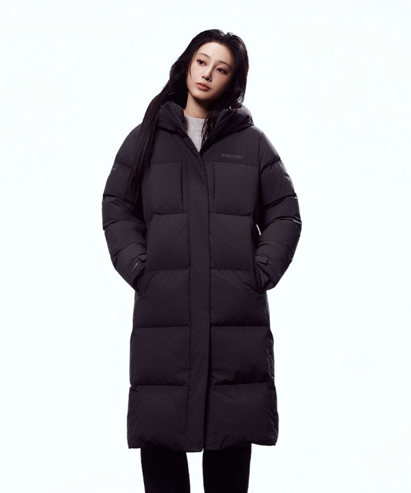 女款【WE ARE】韓國Discovery羽絨服長款連帽外套DWDJ68056
