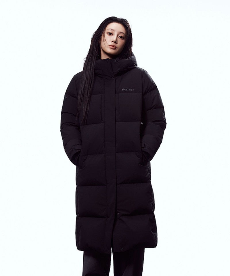 女款【WE ARE】韓國Discovery羽絨服長款連帽外套DWDJ68056