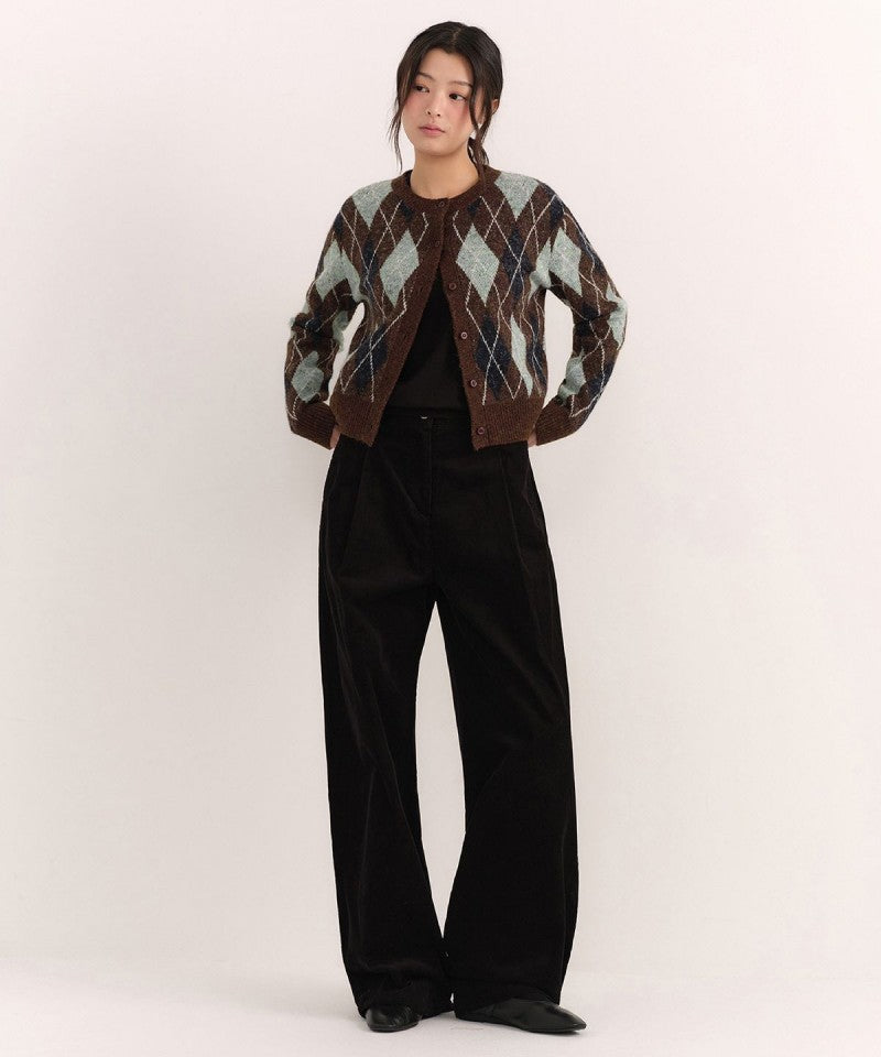 大茜選品【WE ARE】韓國musinsa standard打褶燈芯絨褲 MWEPC8C05