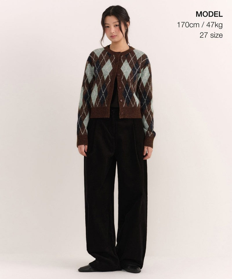 大茜選品【WE ARE】韓國musinsa standard打褶燈芯絨褲 MWEPC8C05