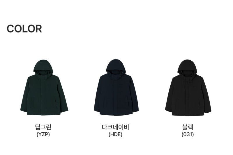 男款【WE ARE】韓國LACOSTE鱷魚羽絨服連帽外套BH150E55N