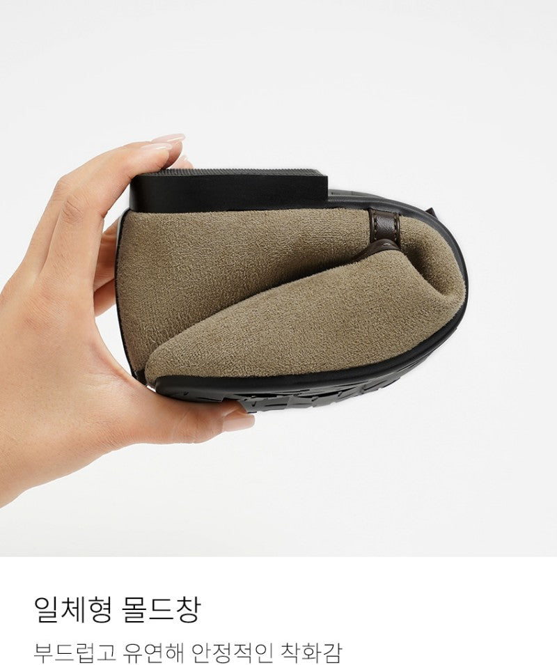 【WE ARE】韓國CHAAKAN 復古麂皮配色瑪莉珍 PMSDR3H155