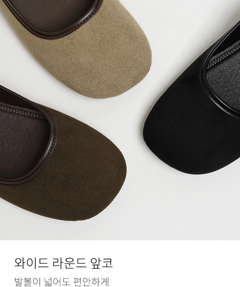 【WE ARE】韓國CHAAKAN 復古麂皮配色瑪莉珍 PMSDR3H155