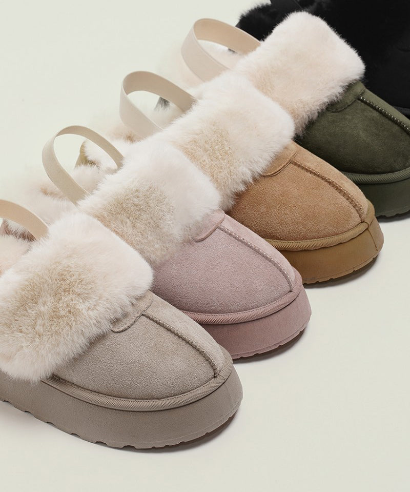 【WE ARE】韓國CHAAKAN毛絨雪地拖鞋WTSDR4F206