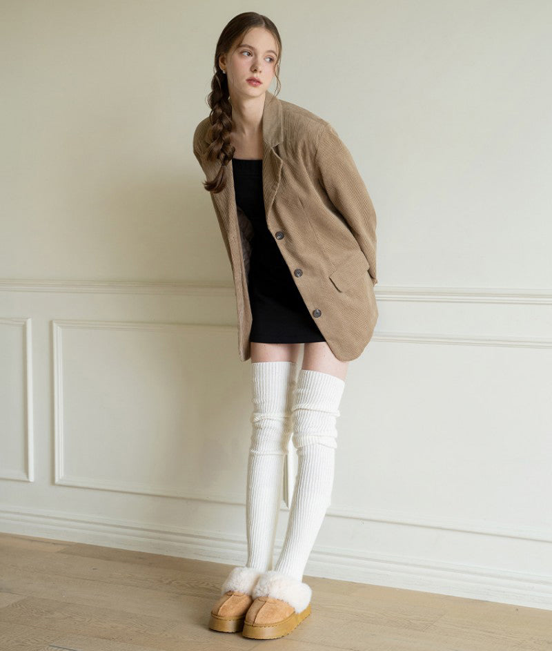 【WE ARE】韓國CHAAKAN毛絨雪地拖鞋WTSDR4F206