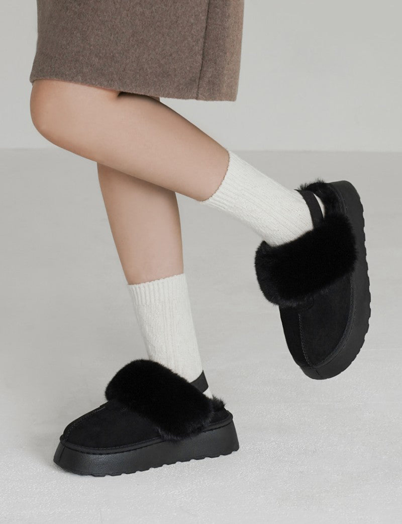 【WE ARE】韓國CHAAKAN毛絨雪地拖鞋WTSDR4F206