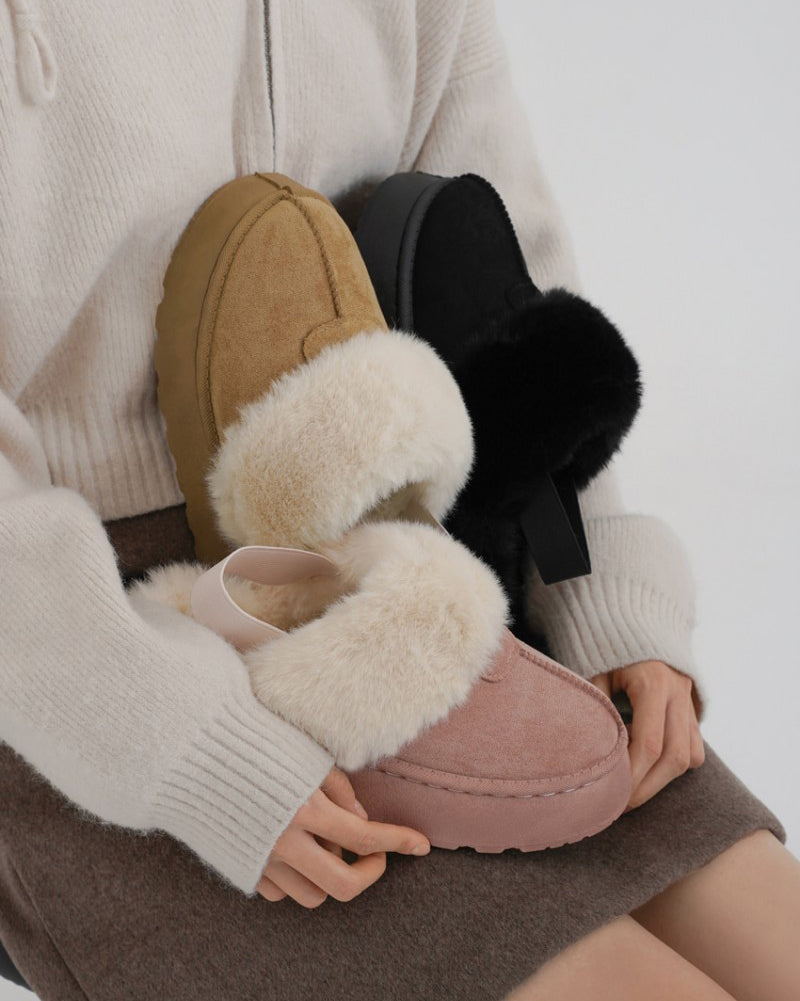 【WE ARE】韓國CHAAKAN毛絨雪地拖鞋WTSDR4F206
