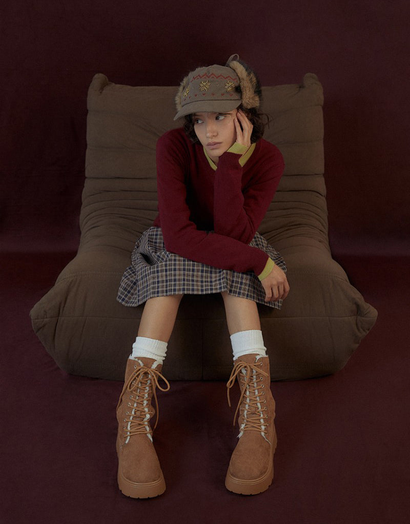 【WE ARE】韓國CHAAKAN高筒靴子雪地靴WTSDR4H861