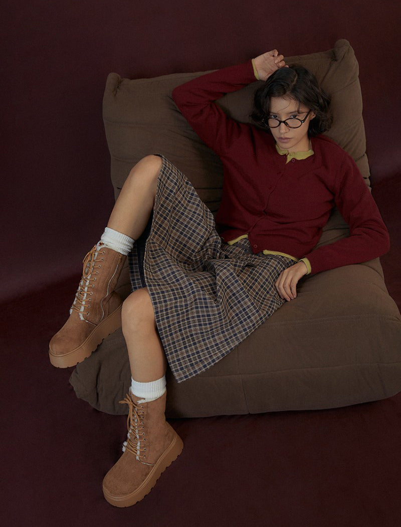 【WE ARE】韓國CHAAKAN高筒靴子雪地靴WTSDR4H861