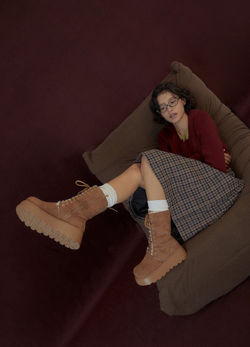 【WE ARE】韓國CHAAKAN高筒靴子雪地靴WTSDR4H861