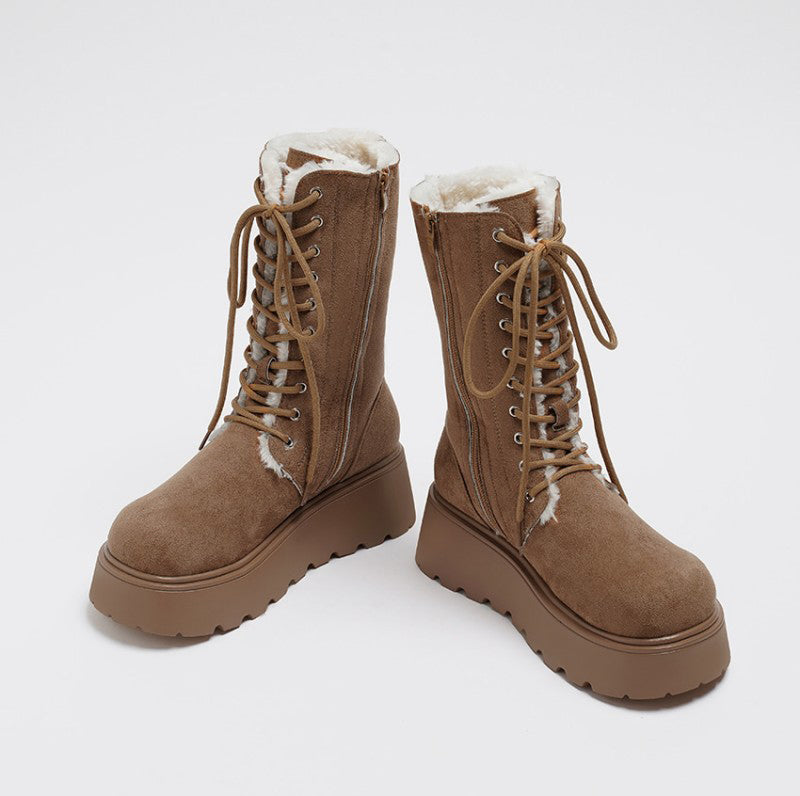 【WE ARE】韓國CHAAKAN高筒靴子雪地靴WTSDR4H861