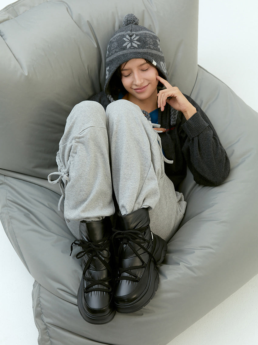 【WE ARE】韓國CHAAKAN短筒靴子雪地靴WTFBR4H858