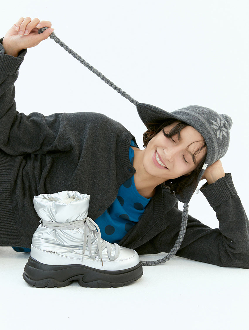 【WE ARE】韓國CHAAKAN短筒靴子雪地靴WTFBR4H858