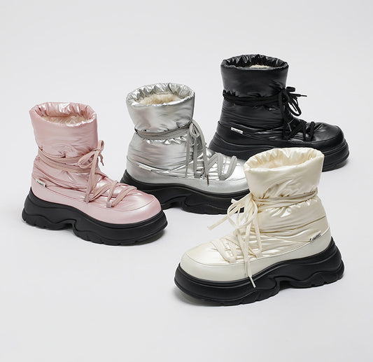 【WE ARE】韓國CHAAKAN短筒靴子雪地靴WTFBR4H858