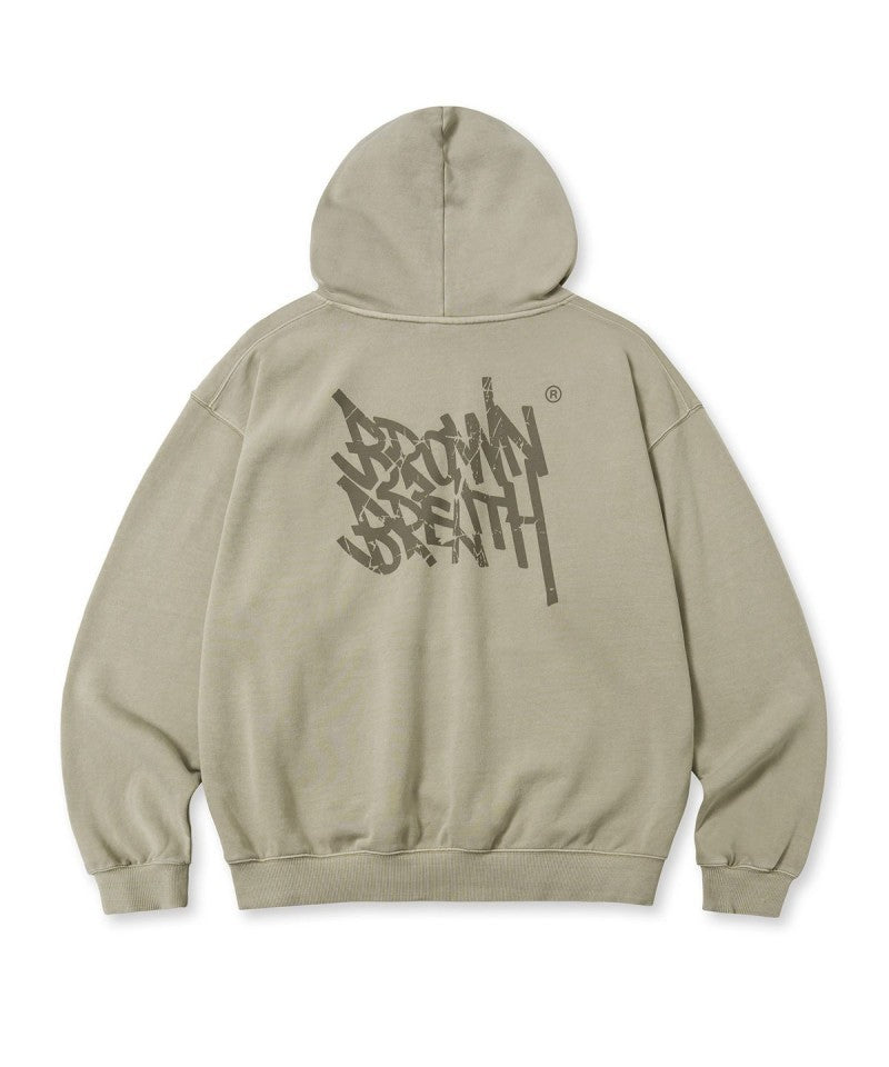 【WE ARE】韓國BROWNBREATH 水洗刷舊logo帽Ｔ BKFMHDB01