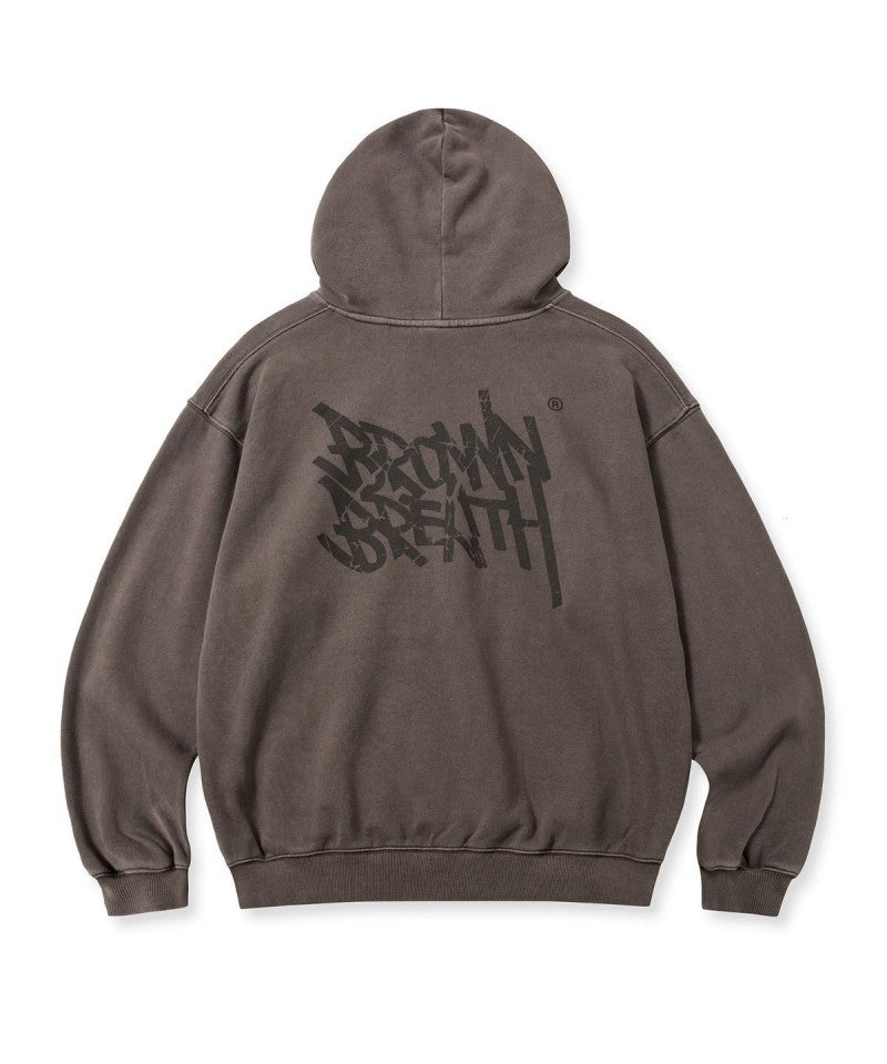 【WE ARE】韓國BROWNBREATH 水洗刷舊logo帽Ｔ BKFMHDB01