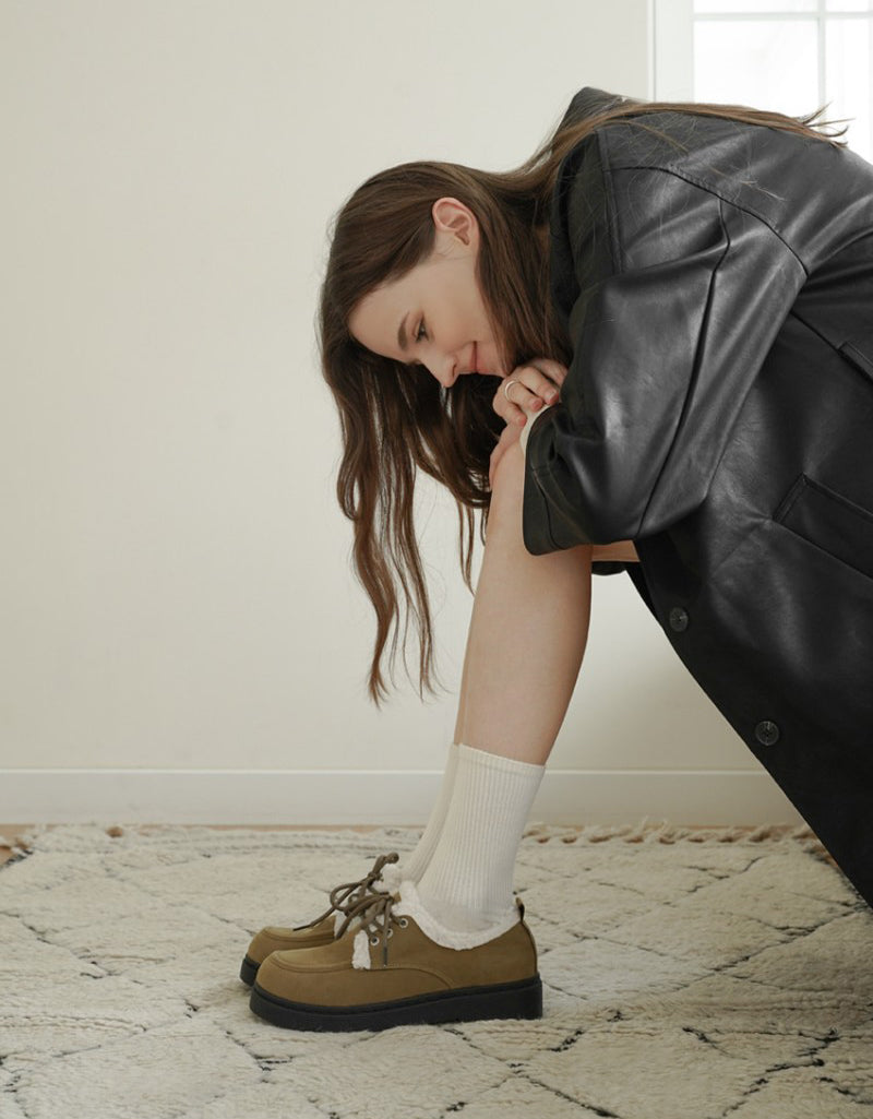 【WE ARE】韓國CHAAKAN麂皮休閒鞋WTSDR4G156