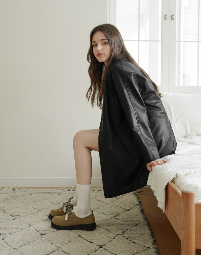 【WE ARE】韓國CHAAKAN麂皮休閒鞋WTSDR4G156