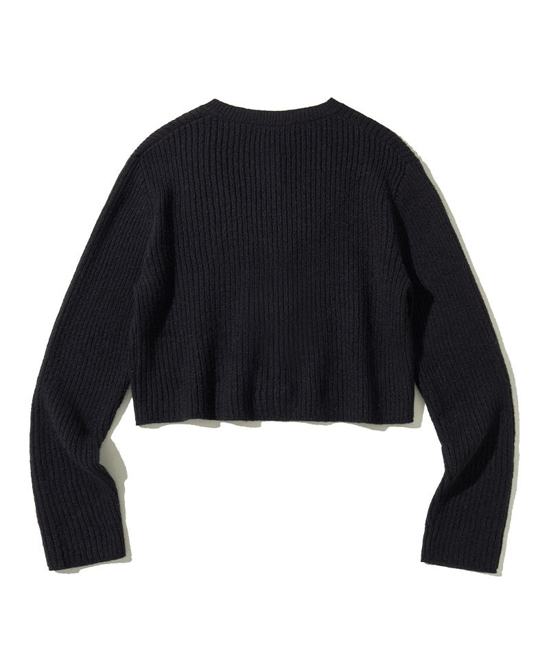 【WE ARE】韓國CITYBREEZE 短版羅紋針織外套 CTH4CD21