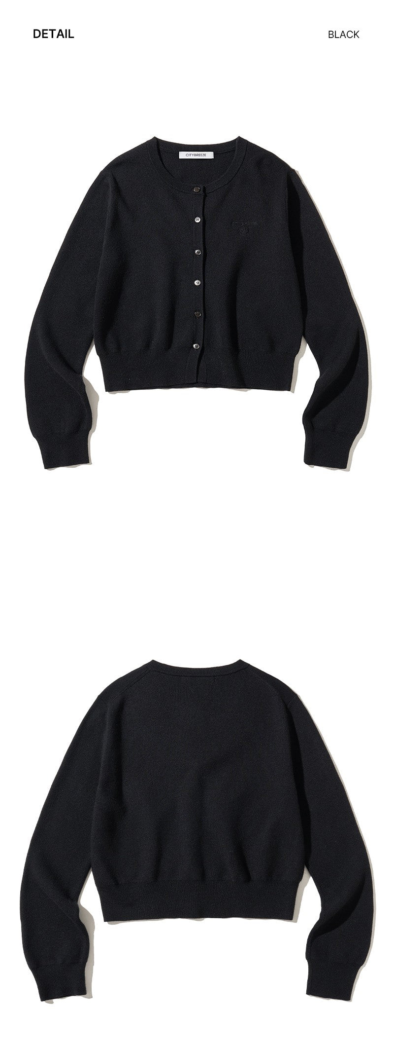 【WE ARE】韓國CITYBREEZE小Logo圓領針織衫 CTH4CD23