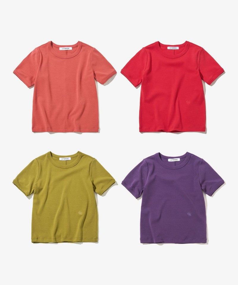 【WE ARE】韓國CITYBREEZE 純棉圓領短袖 CTH3TS12